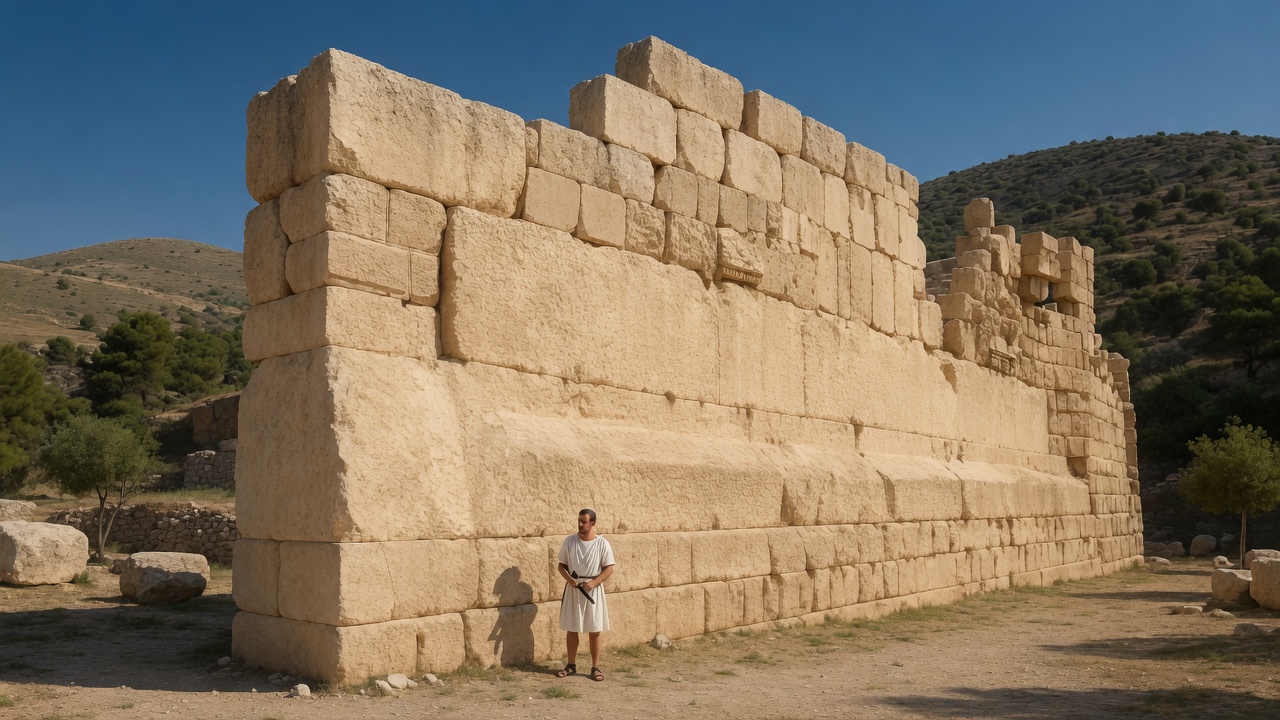 Trilithon foundation blocks